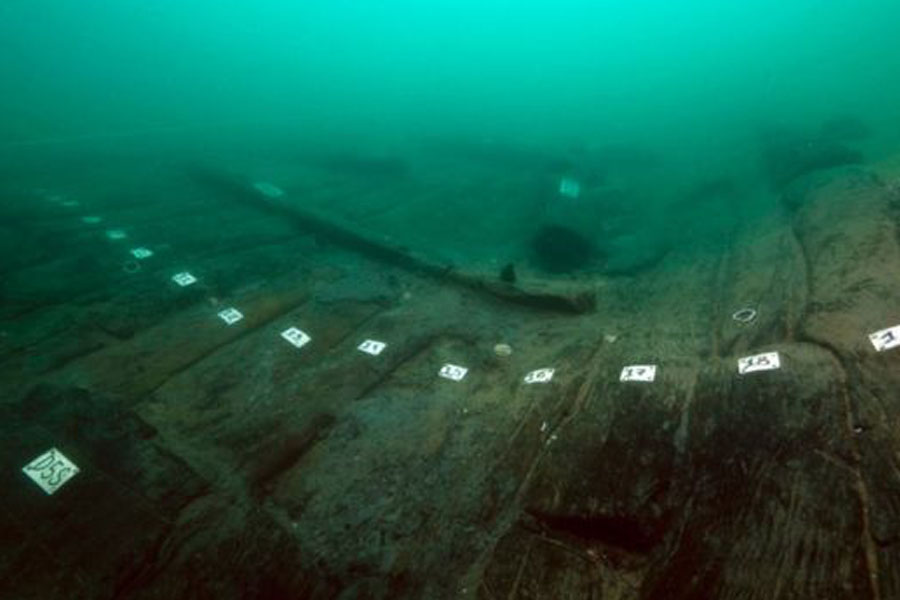 CHRISTOPH GERIGK©FRANCK GODDIO/HILTI FOUNDATION Image caption El Ieasm halló restos de unos 70 barcos, algunos de ellos nunca vistos.