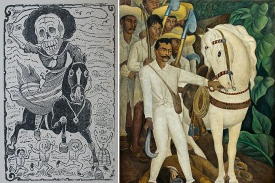 barba calina número Cinco obras de arte inspiradas en la Revolución Mexicana