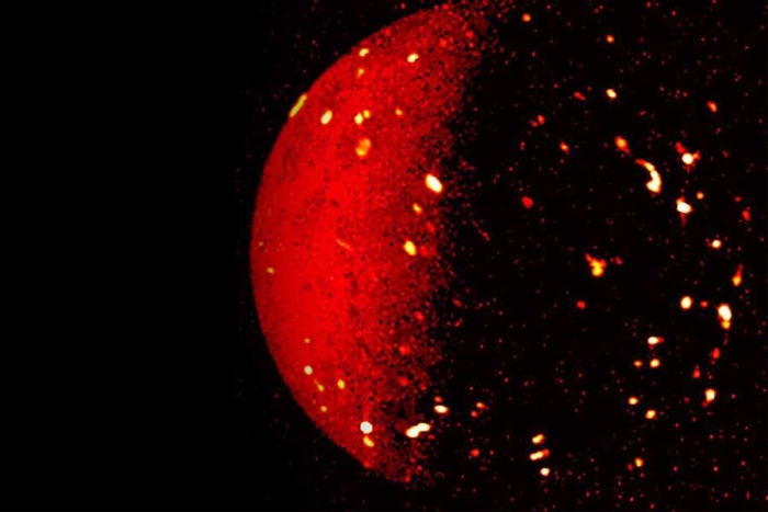 La impresionante imagen de la NASA que revela lava en la luna de Júpiter