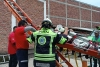 Trabajador sufre descarga eléctrica en bodega de Lerma