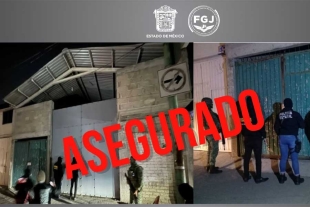Las autoridades catearon y aseguraron los sitios, debido a su probable relación con la organización criminal de La Familia Michoacana