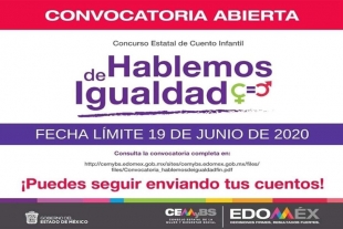 &quot;Hablemos de igualdad&quot;, el concurso de cuentos para jóvenes mexiquenses