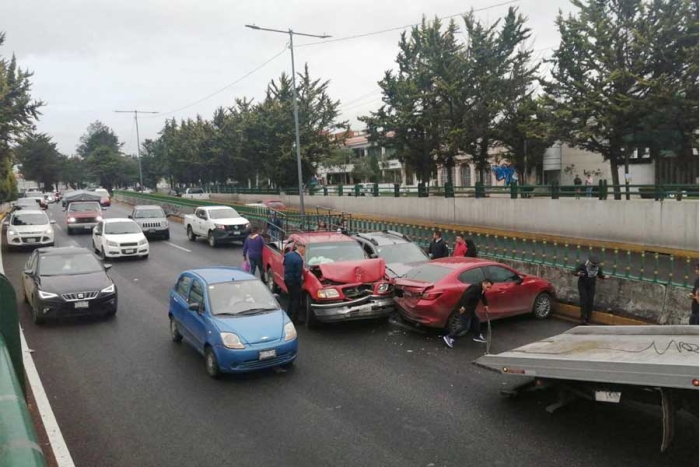 Se registran accidentes en Paseo Tollocan