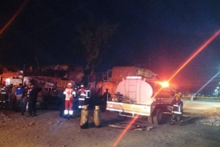 Tres muertos y cuatro lesionados por incendio en Chalco