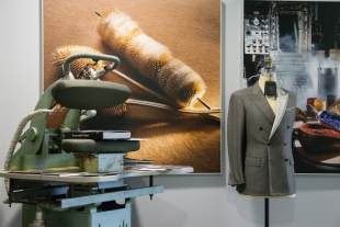 Crea Zegna tela a base de piel