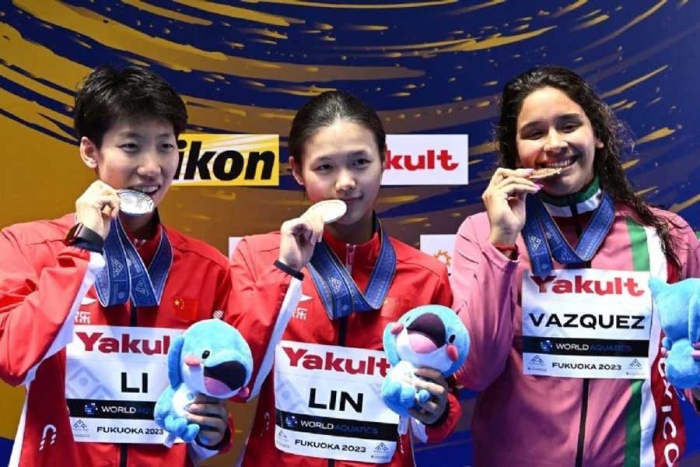 Mundial de natación: México brilla con medallas en clavados en Fukuoka, Japón