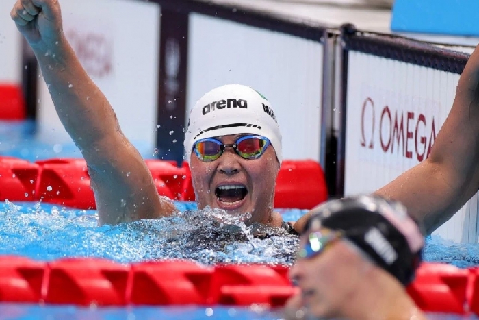 Nely Miranda gana bronce en la final de los 50m pecho en Tokyo 2020