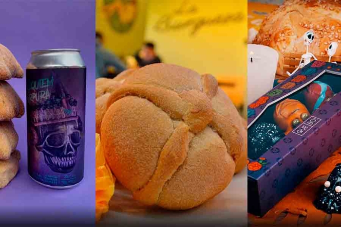 Hamburguesa, helado y, ¡hasta cerveza de pan de muerto!