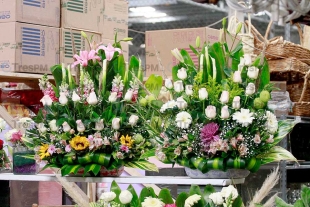 Alistan vendía de flores para el Día del Amor y la Amistad