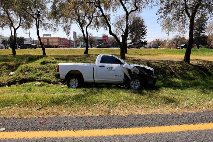 El hecho se registró alrededor del mediodía en el carril de alta de Paseo Tollocan