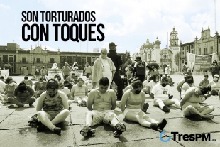 Representan tortura que sufren internos en penales mexiquenses para exigir amnistía