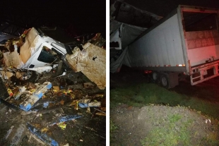 Choque de tráiler provoca cierre de la Toluca-Tenango