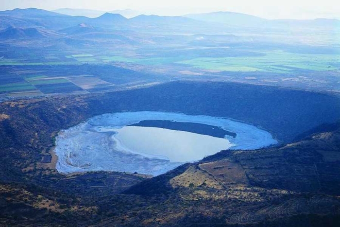 “7 luminarias”, los cráteres volcánicos en Guanajuato que debes visitar sí o sí