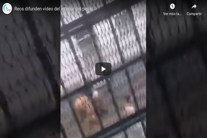 Reos difunden vídeo del interior del penal