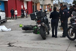 Tras el fuerte golpe, el cuerpo del hombre quedó tendido sobre el pavimento