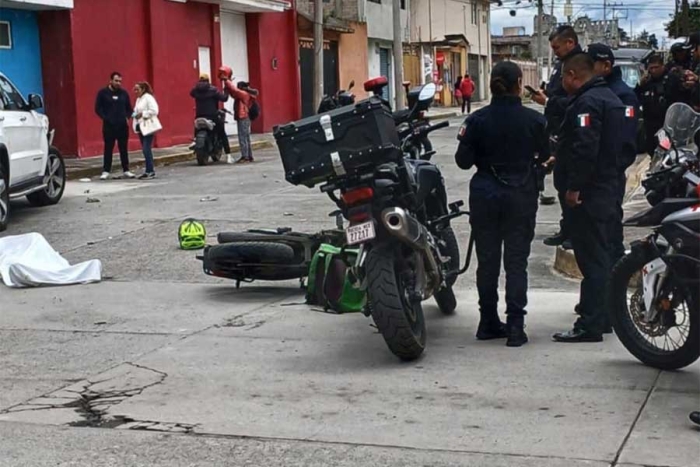 Tras el fuerte golpe, el cuerpo del hombre quedó tendido sobre el pavimento