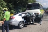 Accidente entre auto y camión de pasajeros deja 4 personas fallecidas en Ocoyoacac