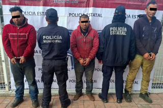 Cae trío con madera ilegal en Capulhuac; intentaron huir del operativo ARGOS