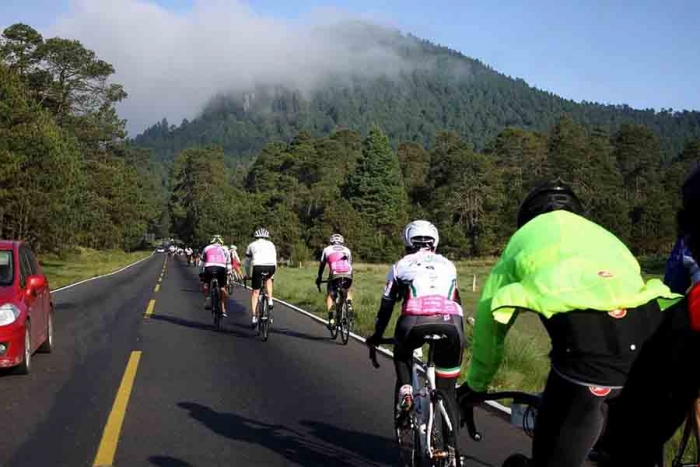 Regresan a rodar. Se llevó a cabo ruta desde Zinacantepec hasta Donato Guerra