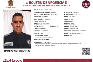 Reportan desaparición de elemento de seguridad en Valle de Bravo