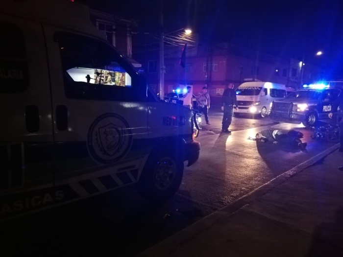 Muere un hombre en accidente de motocicleta en Neza