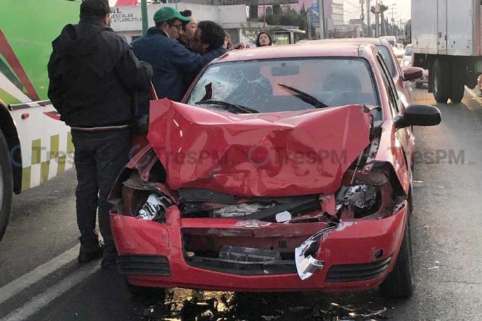 Choque en Avenida Las Torres deja un lesionado