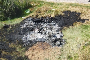 Dejan cadáver calcinado en Tenango del Valle