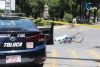 Camión atropella y mata a ciclista junto al Jardín Reforma en Toluca