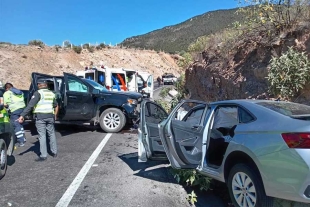 El accidente ocurrió alrededor de las 10:40 horas de este lunes sobre el libramiento de Acambay en el kilómetro 7