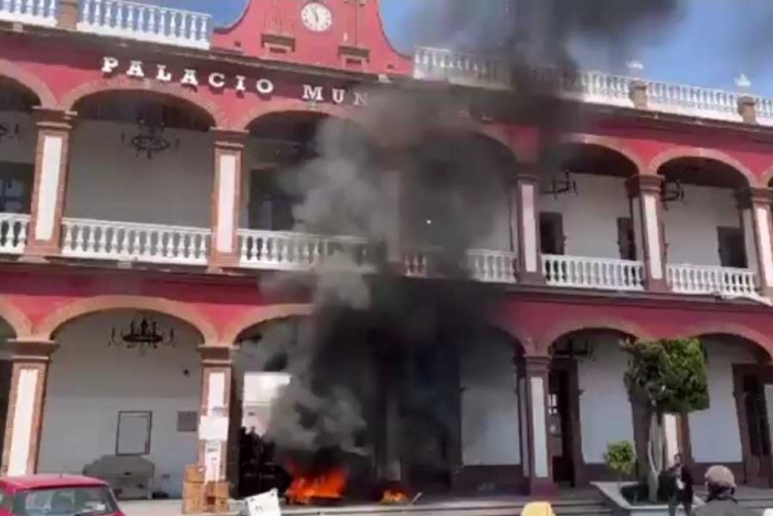 La protesta obligó la intervención del gobierno estatal