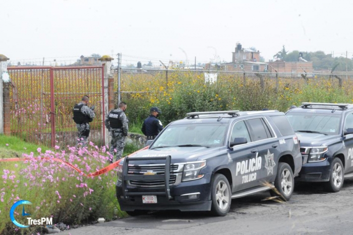 Dejan hombre asesinado en Tecaxic, Toluca