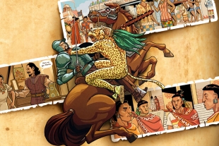 Vuelven los aztecas, en cómic