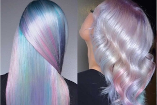 Holographic hair: el tinte que hace ver tu cabello mágico y multidimensional