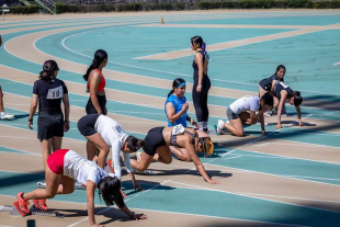 En las pruebas de pista, los universitarios competirán en 80, 150, 300, 600 y 2,000 metros planos