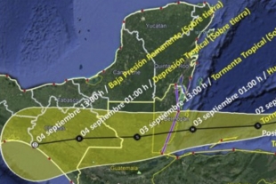 Alerta roja por tormenta “Nana” en Chiapas