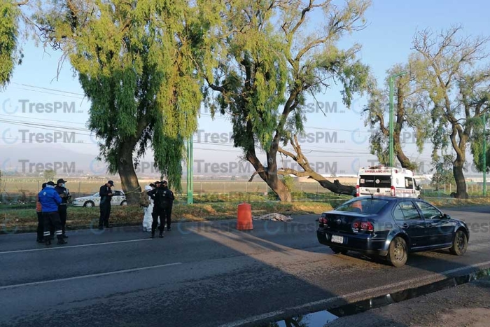 Una mujer pierde la vida al ser atropellada en la carretera Toluca- Tenango