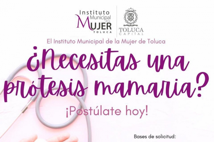 Ayuda Toluca a mujeres para recibir prótesis mamaria