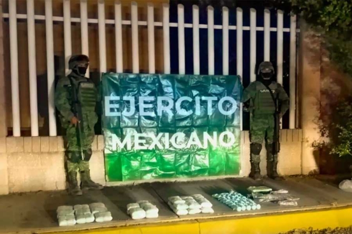Ejercito decomisa más de 270 mil pastillas de fentanilo, y armas en Sinaloa