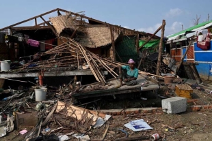 Ciclón Mocha deja decenas de muertos y destrucción en Birmania
