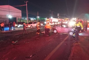 El accidente sucedió en dirección a la Ciudad de Toluca sobre carriles centrales