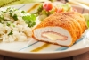 Prepara unas deliciosas milanesas de pollo a la cordon bleu