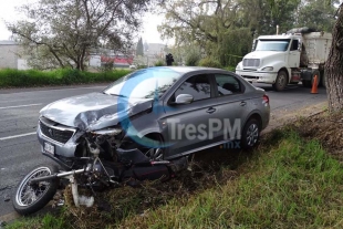 Muere motociclista en accidente de tránsito en la Toluca-Tenango