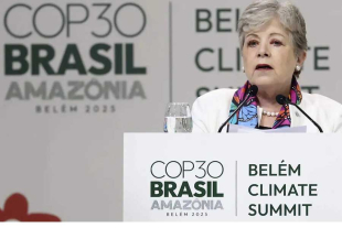Alicia Bárcena, secretaria de Medio Ambiente y Recursos Naturales, señaló que México está comprometido a reducir la mitad de sus emisiones de carbono