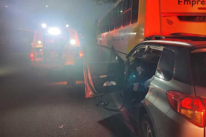 Se registra fuerte accidente en Adolfo López Mateos, Toluca