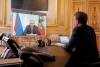 Emmanuel Macron y Vladimir Putin dialogan sobre Ucrania