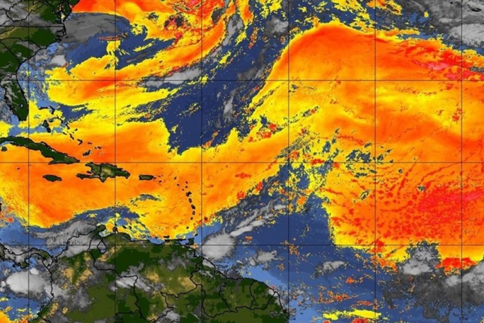 Este lunes una tormenta de arena proveniente del Sahara ingresará a México por Yucatán