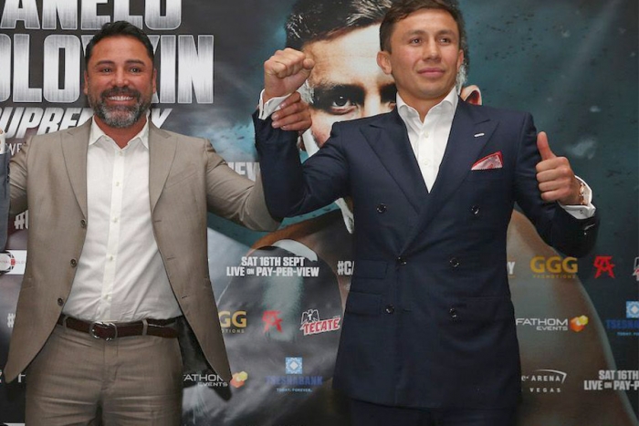 De la Hoya va por Golovkin