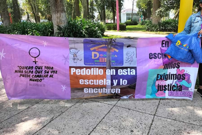 Madres de familia denunciaron indiferencia en denuncias por abuso sexual infantil en escuelas de Toluca