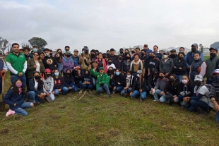 Participa plantel “Isidro Fabela Alfaro” de la Escuela Preparatoria de la UAEMéx en campaña de reforestación 2022