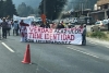 Bloquean la México – Toluca, comunidades exigen reconocimiento por parte de Ocoyoacac